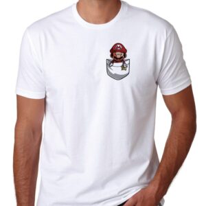 Pocket Mario Shirt T Nintendo Super Mens New Graphic Bros Men S Adult Unisex Odyssey Cotton Xl Size Funny Switch And
