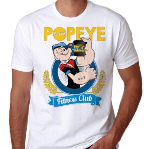 T Shirt Popey Spinat Super Saiyan Gym Ufc Bodybuilding Mma
