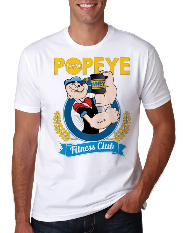 T Shirt Popey Spinat Super Saiyan Gym Ufc Bodybuilding Mma
