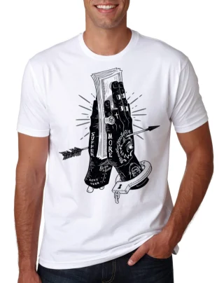 Hipster T Shirt Unisex Gift Tee Tshirt S Bearded Inked And Awesome Tattoo Beard Dad Father Day