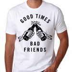 Good Times Party T Shirt Hen Photo Your Image Stag Personalised Custom Printed
