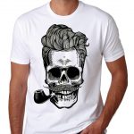 Skull Shirt T Top Rock Punk Metal Funny Jokes Celtic Tribal Star War Darth Vader Tee Mens Motorcycle Guy Martin