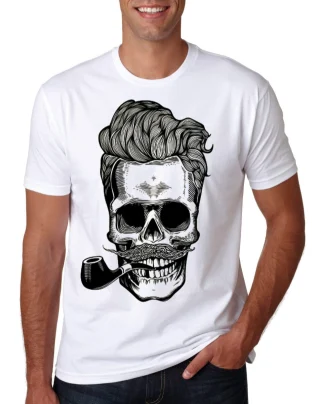 Skull Shirt T Top Rock Punk Metal Funny Jokes Celtic Tribal Star War Darth Vader Tee Mens Motorcycle Guy Martin