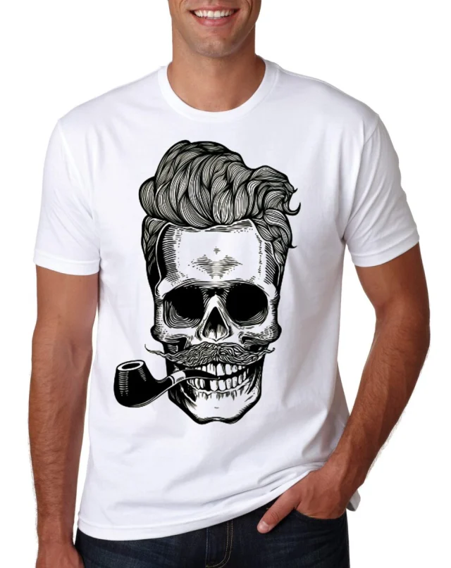 Skull Shirt T Top Rock Punk Metal Funny Jokes Celtic Tribal Star War Darth Vader Tee Mens Motorcycle Guy Martin