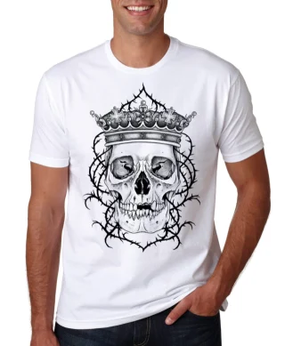 Skull Shirt T Top Rock Punk Metal Funny Jokes Celtic Tribal Star War Darth Vader Tee Mens Motorcycle Uk Punisher