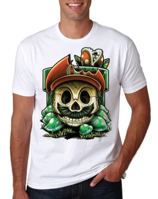 Mario T Shirt Gaming Super Retro Bros Luigi Wario Waluigi Mens Spoof Brothers Mashup Dtg Tee