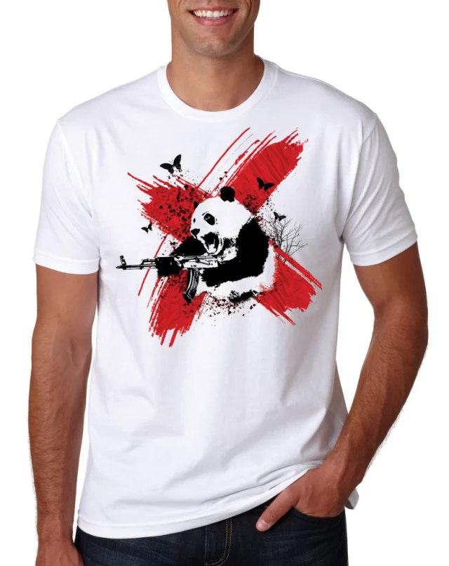 Panda T Pulp Fiction Shirt Jackson Samuel L And Righteous Man Comedy Adult Kids Sizes Tee Mens Uma Tarantino