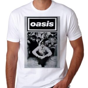 Oasis T Shirt Liam Gallagher Supersonic Retro Band