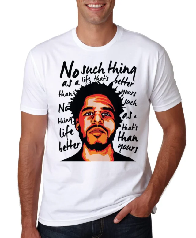 J Cole T Shirt Tee Hip Hop Art Rap Dreamville