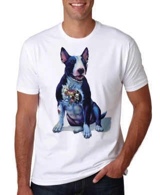 Pitbull T Shirt Tee Pit Bull Dog Mens Fan Club Art Tattoo Terrier Amstaff Love Animals