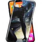 Black Spiderman Phone Case ( Iphone, Samsung)