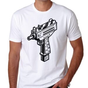Uzi Tshirt Tee Army Young Sad Boy Vaporwave japanese Lil Gun War slogan