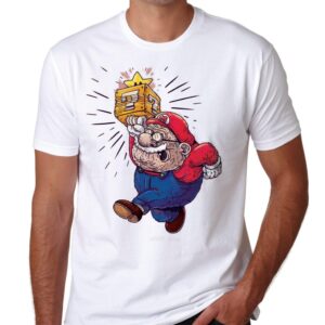 Old Art Mario T shirt Winner Tee Super Boys Top Age Luigi Bros Gammer Hipster Oldschool