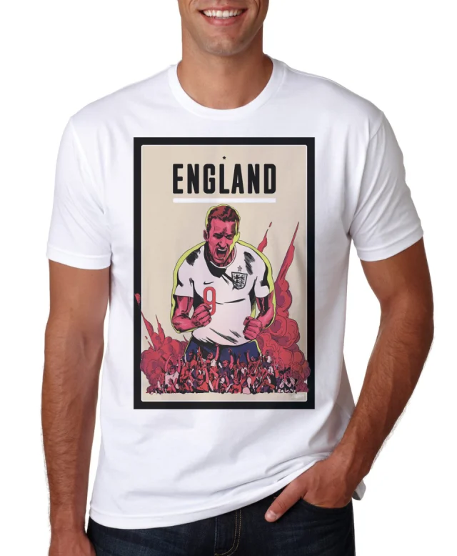 England Word Cup Football 2018 T shirt Tee Mens Lions Soccer Kids Retro Kane Winners Harry