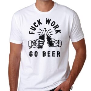 Beer oclock T shirt party fuck work go drink After fun birthday Gift England Relax Holiday
