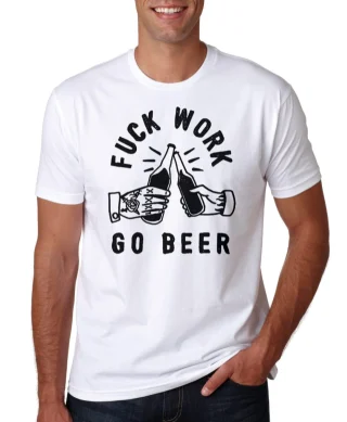 Beer oclock T shirt party fuck work go drink After fun birthday Gift England Relax Holiday