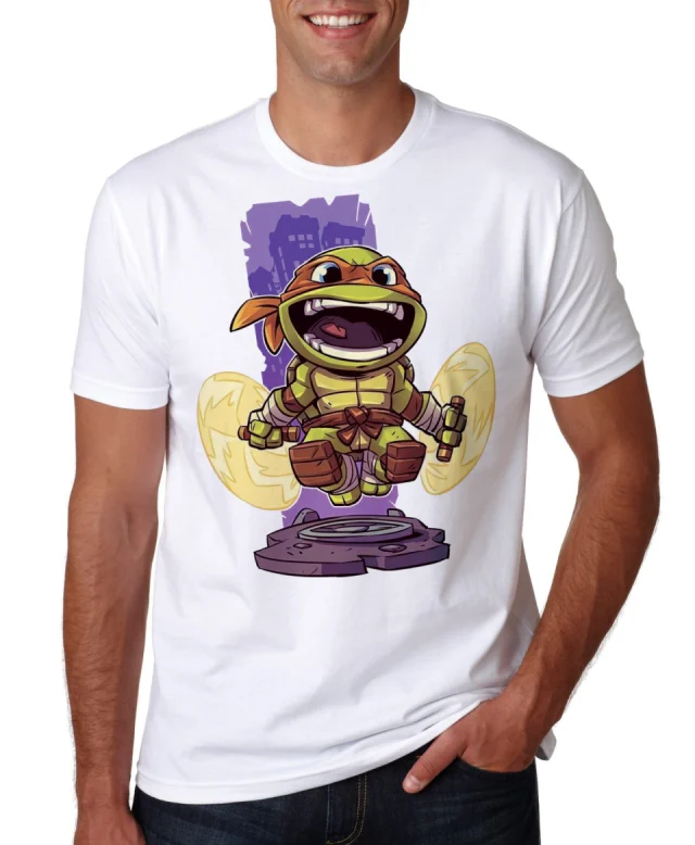 Ninja turtles  shirt Donatello Fight Club Art Tee Teenage Mutant Costume