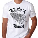T Shirt Stoner Weed Cannabis Tee Funny 420 Mens Marijuana Metal S Band Men Ganja Graphic Top Dope Sleep Printed