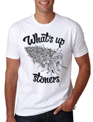 T Shirt Stoner Weed Cannabis Tee Funny 420 Mens Marijuana Metal S Band Men Ganja Graphic Top Dope Sleep Printed