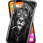 Rasta Lion Black & White