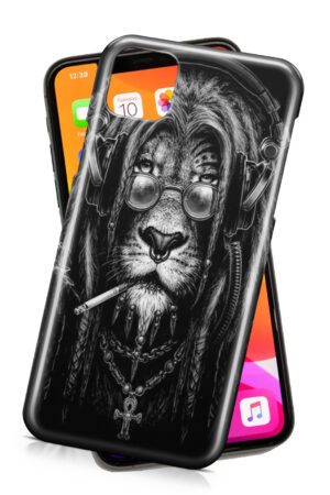 Rasta Lion Black & White