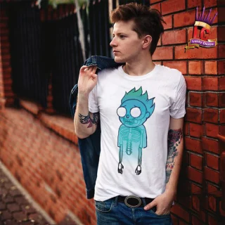 Morty AND Rick T Shirt Pickle Official Mens Portal Spiral New Wubba Lubba Tee Top Schwifty S Funny Get Me — alternate view