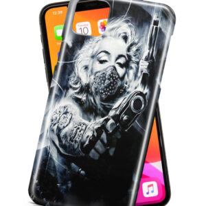 Marilyn Monroe with Gun Iphone Samsung Phone case