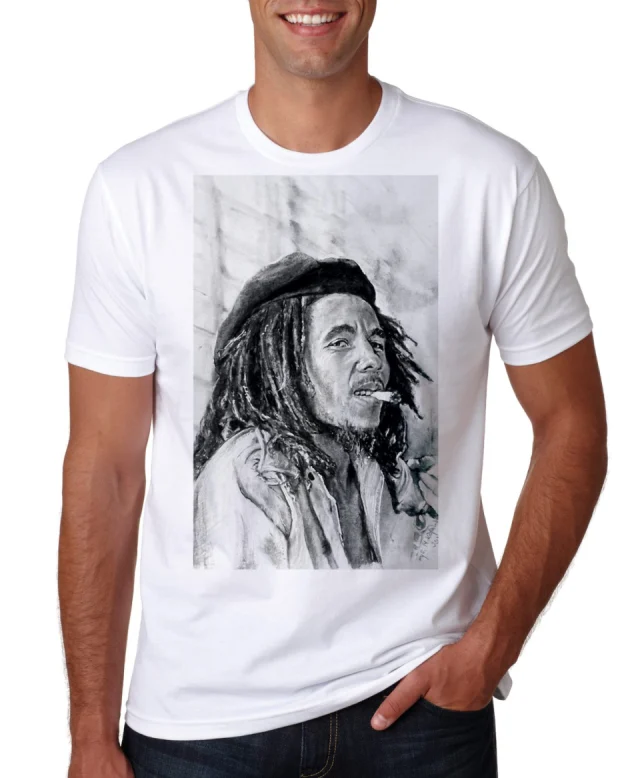 Bob T Shirt Marley Music Rasta