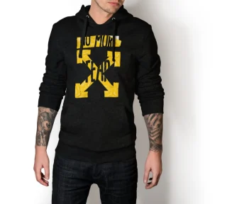 No More Fear Off T Hoddie Sweatshirt Unisexs Brave Strong Man Forward Confident