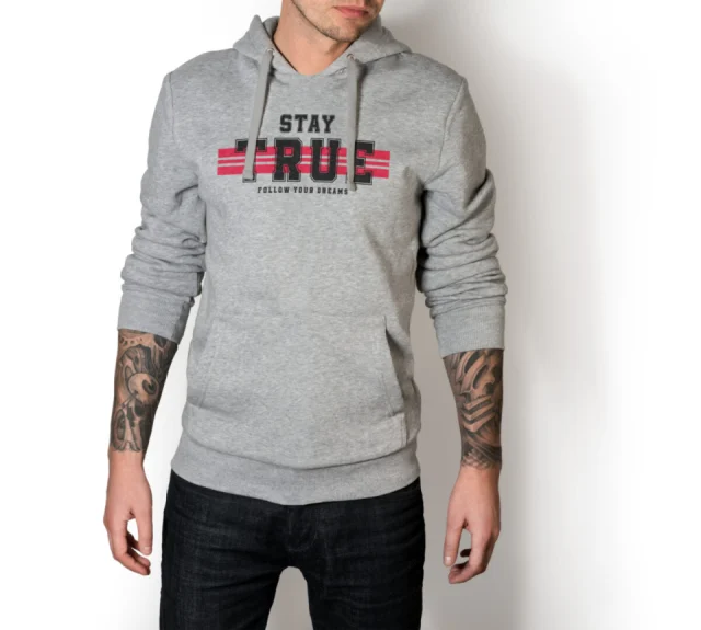 Stay True Follow Your Dreams T-Hoodie Sweatshirt Sport Athletics Games
