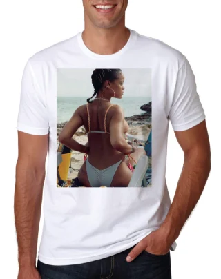 Rihanna T Shirt Celine Paris Wasted New Swag Unisex Tour Kanye Top Anti Music