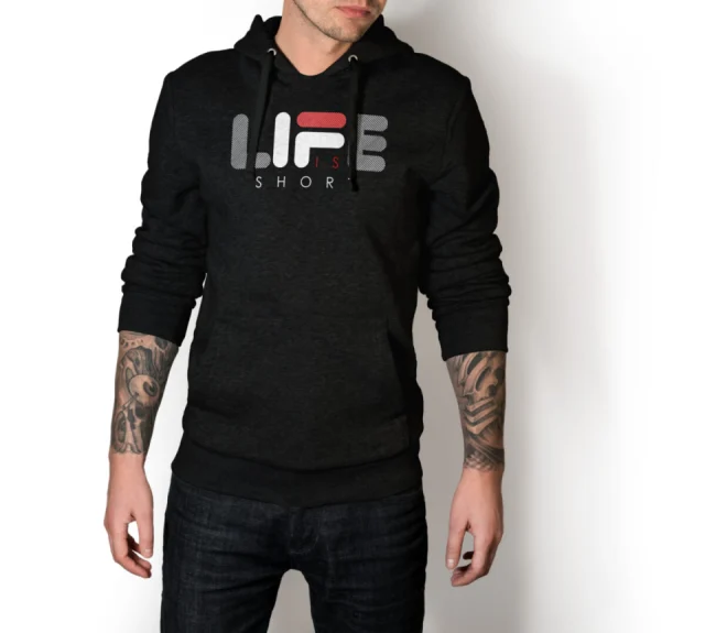 Life Is Short Sport Energy T Hoddie Sweatshirt Unisexs Urban Street Sporting Outfitter