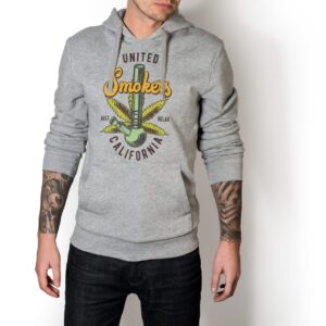 United Smokers T Hoodie Sweatshirts California weed Just Relax Dope Bhang