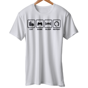 Gamer Eat Sleep Game Repeat