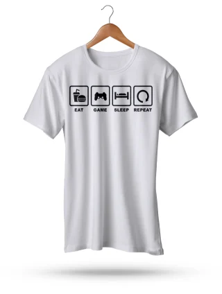 Gamer Eat Sleep Game Repeat