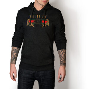 Guilty Tiger T-Hoddie Sweatshirt Unisex Slogan Liberte Criminal Judge