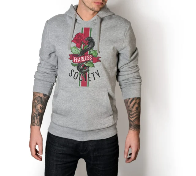 Fearless Society Cobra T Hoodie Sweatshirts Rose Streetstyle Double G
