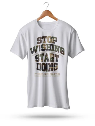Military Stop Wishing Start Doing