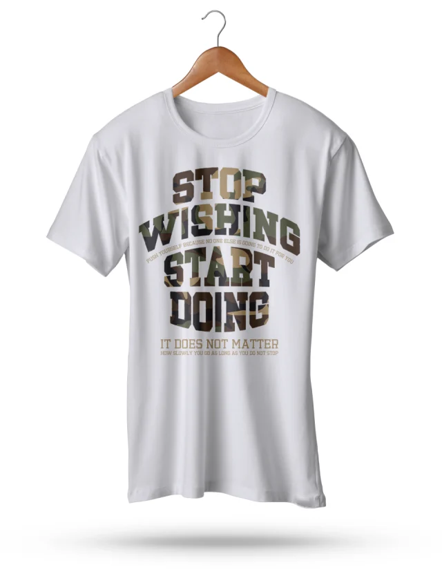 Military Stop Wishing Start Doing