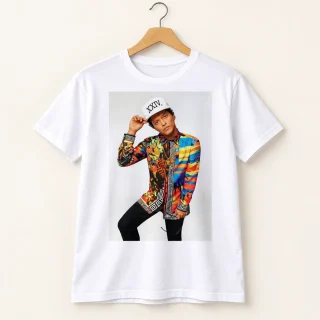 Bruno Mars Colourful Portrait T-Shirt