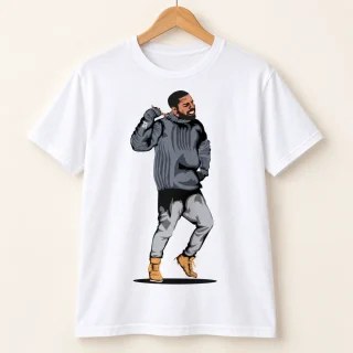Kanye West Illustrated Graphic T-Shirt