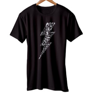 Firebolt T-Shirt Men's Harry Potter Gryffindor Banded Collar Short Sleeve