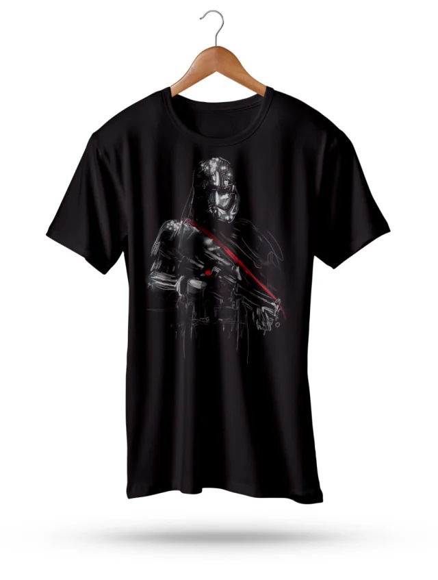 Stars Galactic War Art T-shirt Dark Side for Men