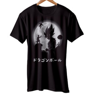 Vegeta T Shirt for Men Dragon Ball Z Frieza Black Moon