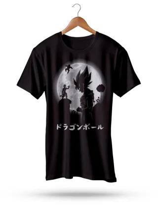 Vegeta T Shirt for Men Dragon Ball Z Frieza Black Moon