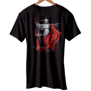 Religion Jesus T Shirt Belive in God Friend od Sinners