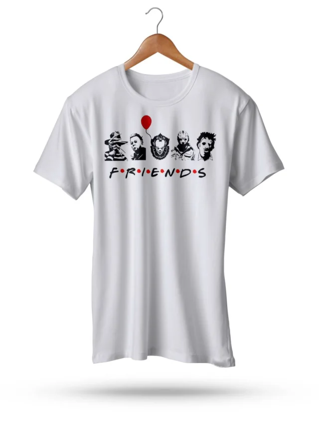 Friends Characters T Shirt IT Horror Steven Kings