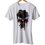The Punisher T-Shirt - Muscle Warzone Art Flag - Gym Training Top