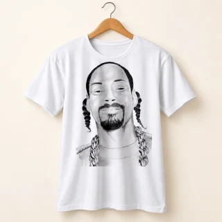Snoop Dogg Monochrome Portrait T-Shirt