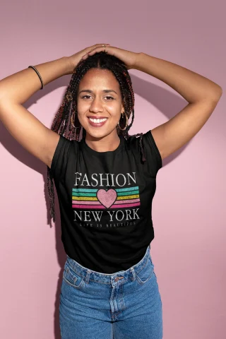 Fashion New York Tshirt for Women Black Lives Matter LGBT — alternate view